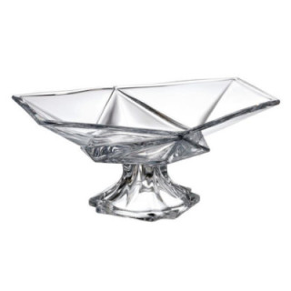 Salaterka kryształ Bohemia Origami 35,5cm na nóżce